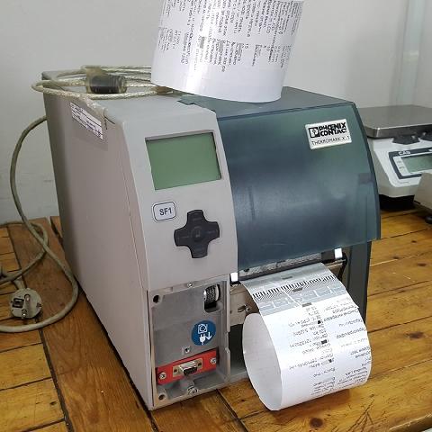 Ремонт термопечатающего принтера этикеток THERMOMARK X1.1