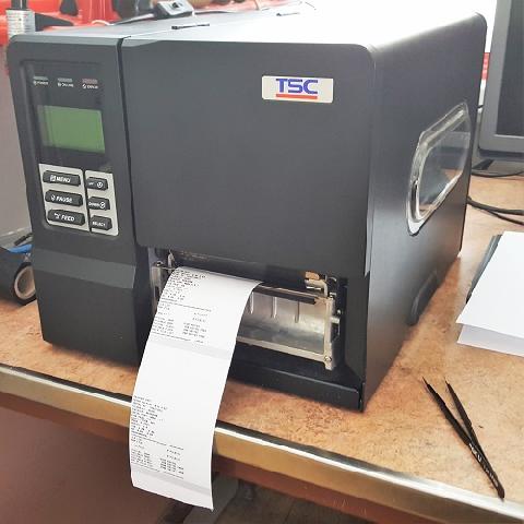 Ремонт промислового термотрансферного принтера етикеток TSC ME340