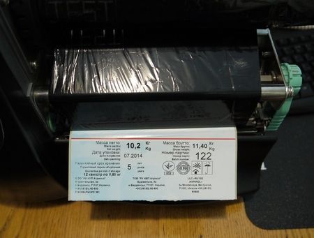 Замена печатающей термоголовки широкоформатного принтера этикеток Godex EZ-6300 Plus