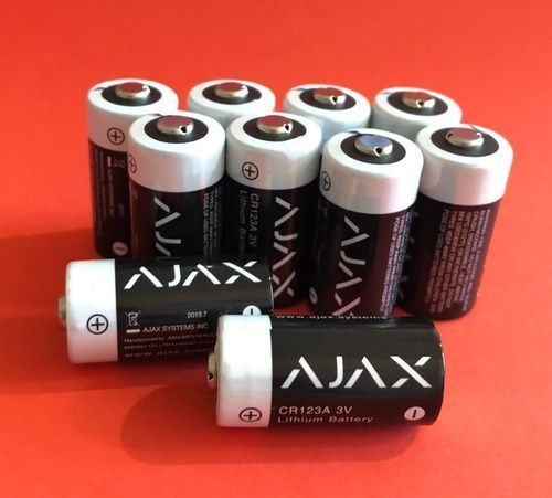 Ajax battery | CR123A 3V аккумулятор для беспроводного датчика движения ...