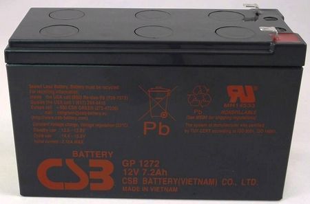Акумуляторна батарея CSB GP1272 28W (12В, 7.2Ач)