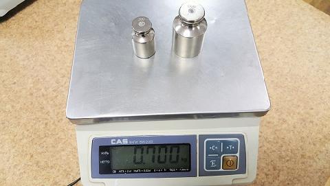 Тестування та калібрування ваг CAS-SW2
