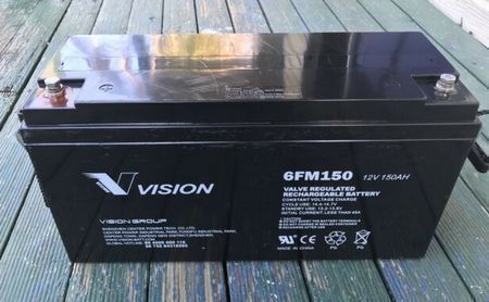 Акумуляторна батарея Vision 12V 150Ah
