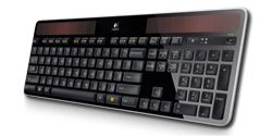 Швейцарская компания Logitech представила беспроводную клавиатуру на солнечных батареях Logitech Wireless Solar Keyboard K750.